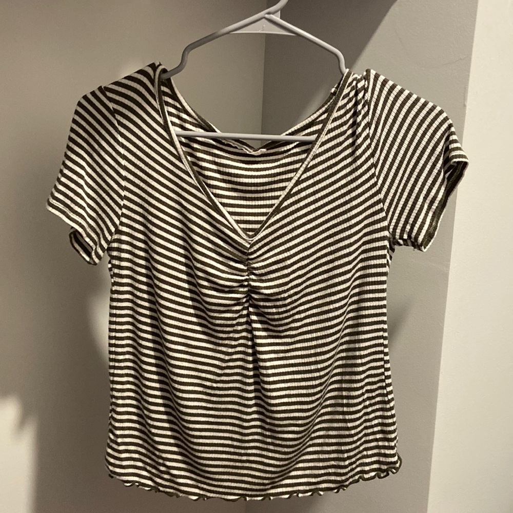 Caution to the Wind Striped Top